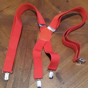 Classic Red Suspenders